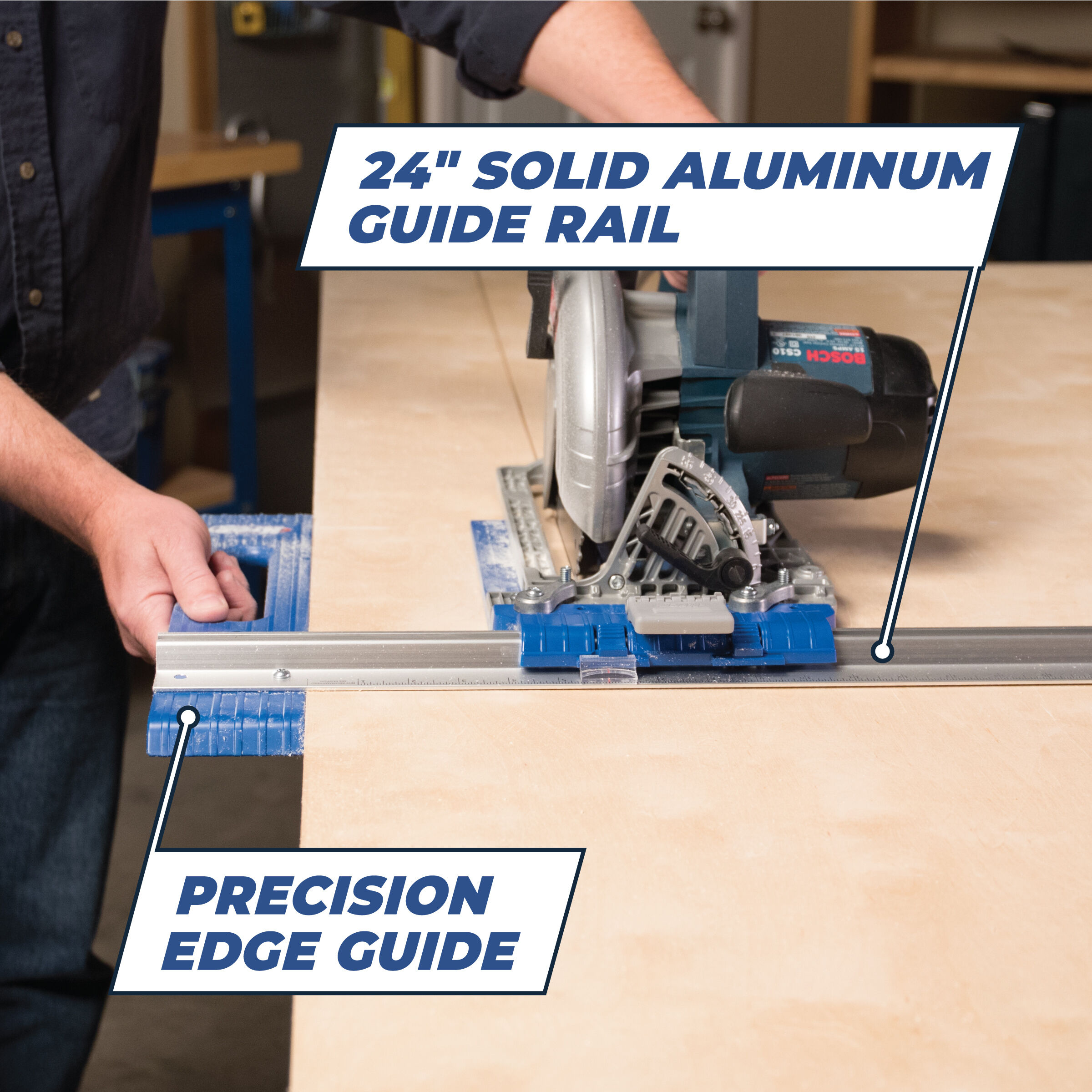 Kobalt circular deals saw edge guide