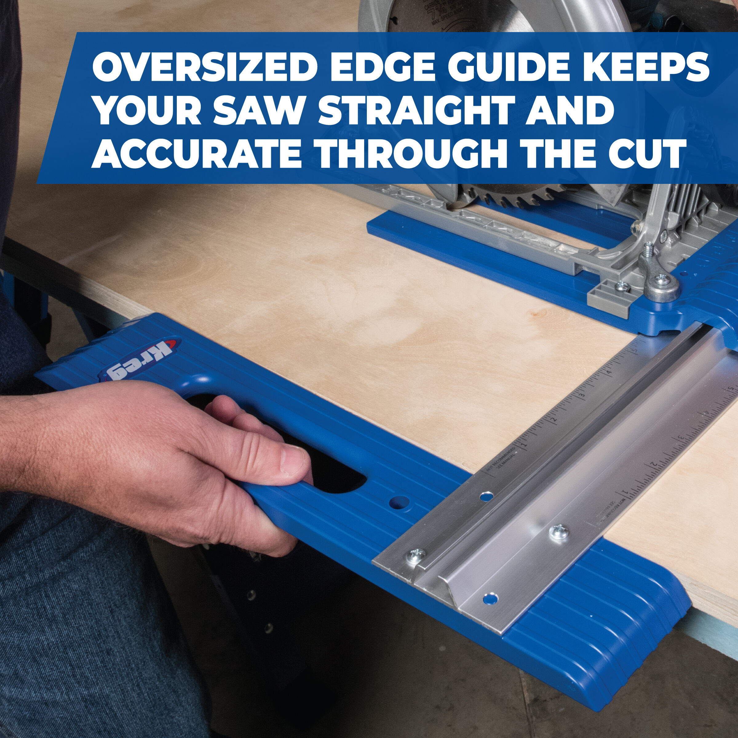 Kreg jig rip cut deals saw guide