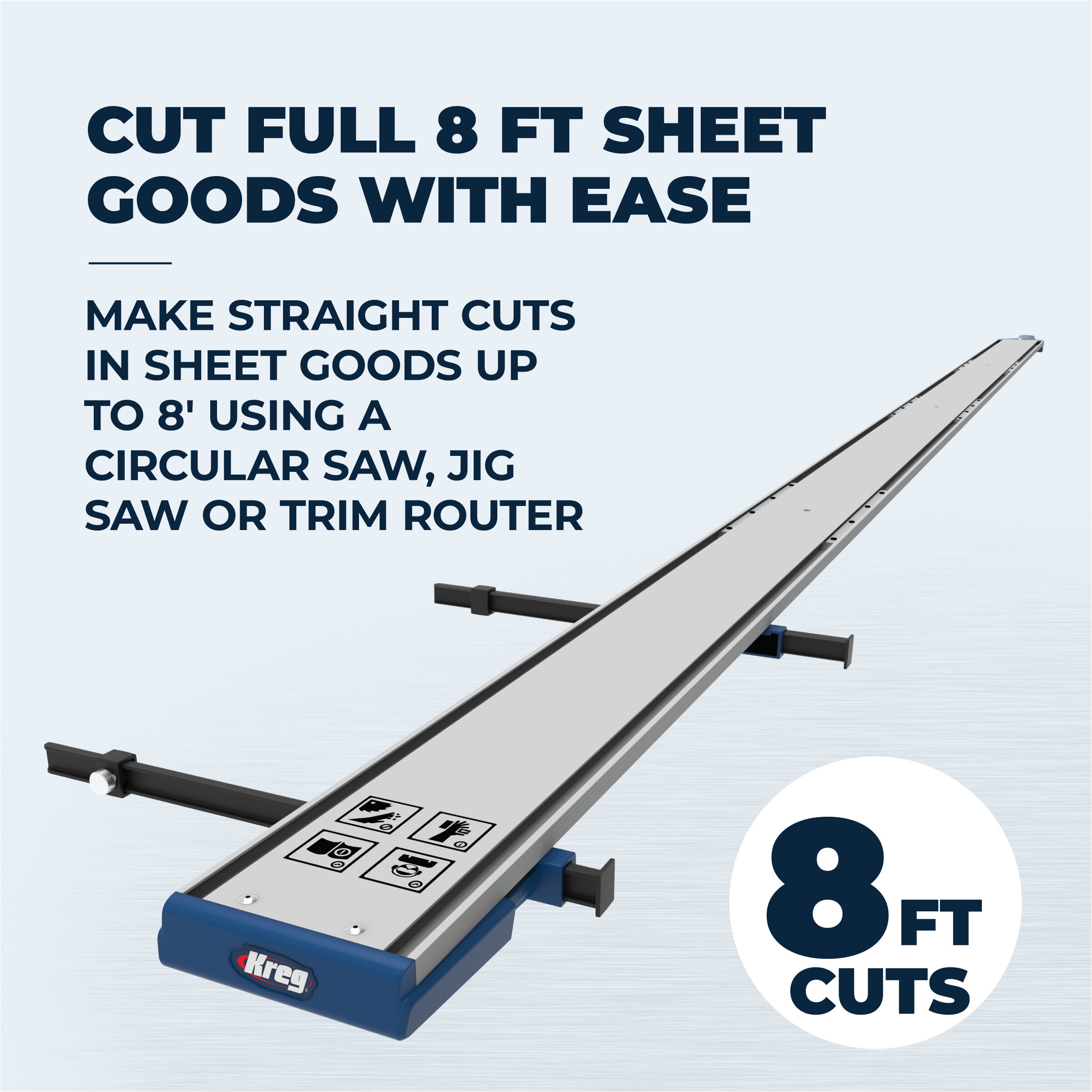 Circular saw deals straight cut guide