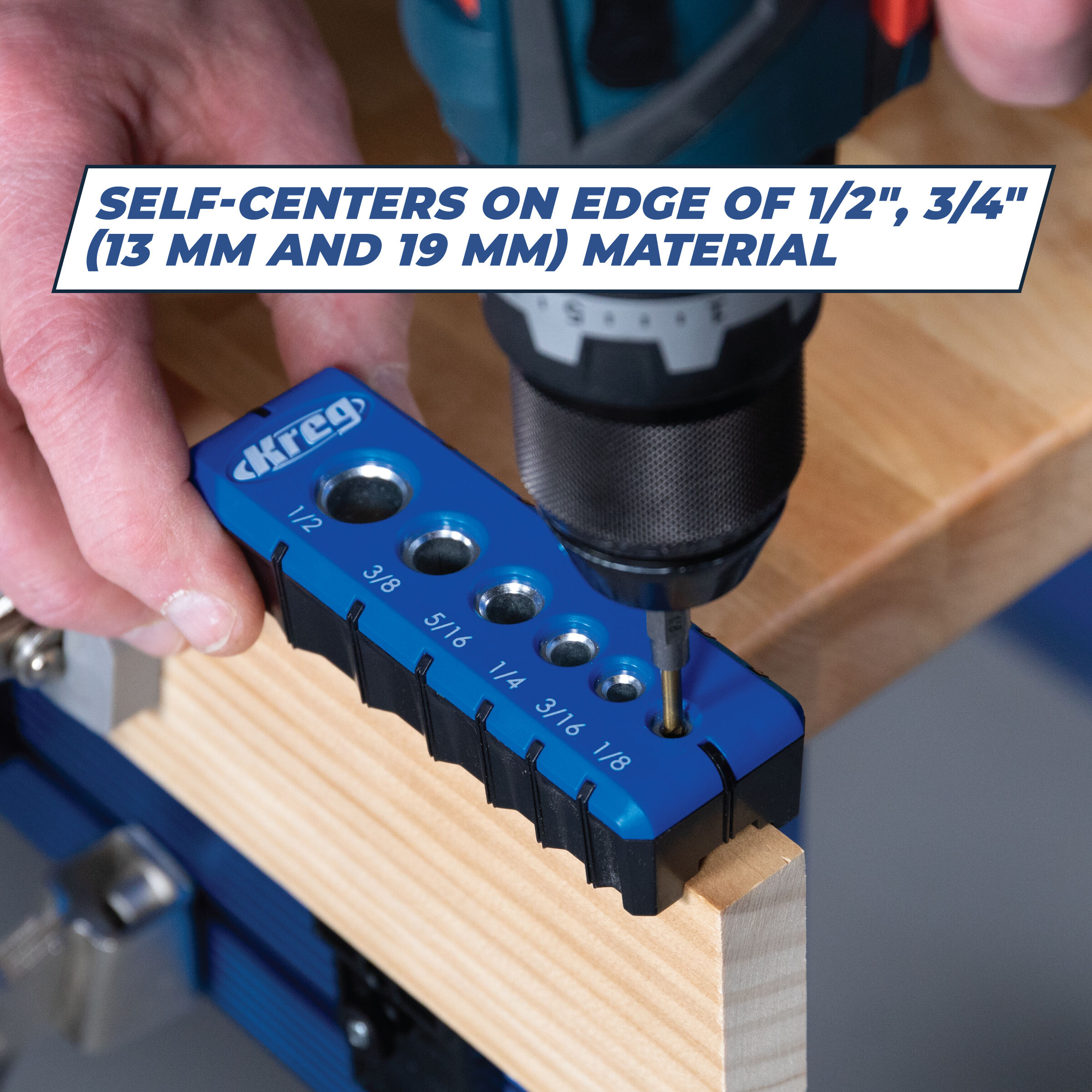 Drill guide for store hand drill