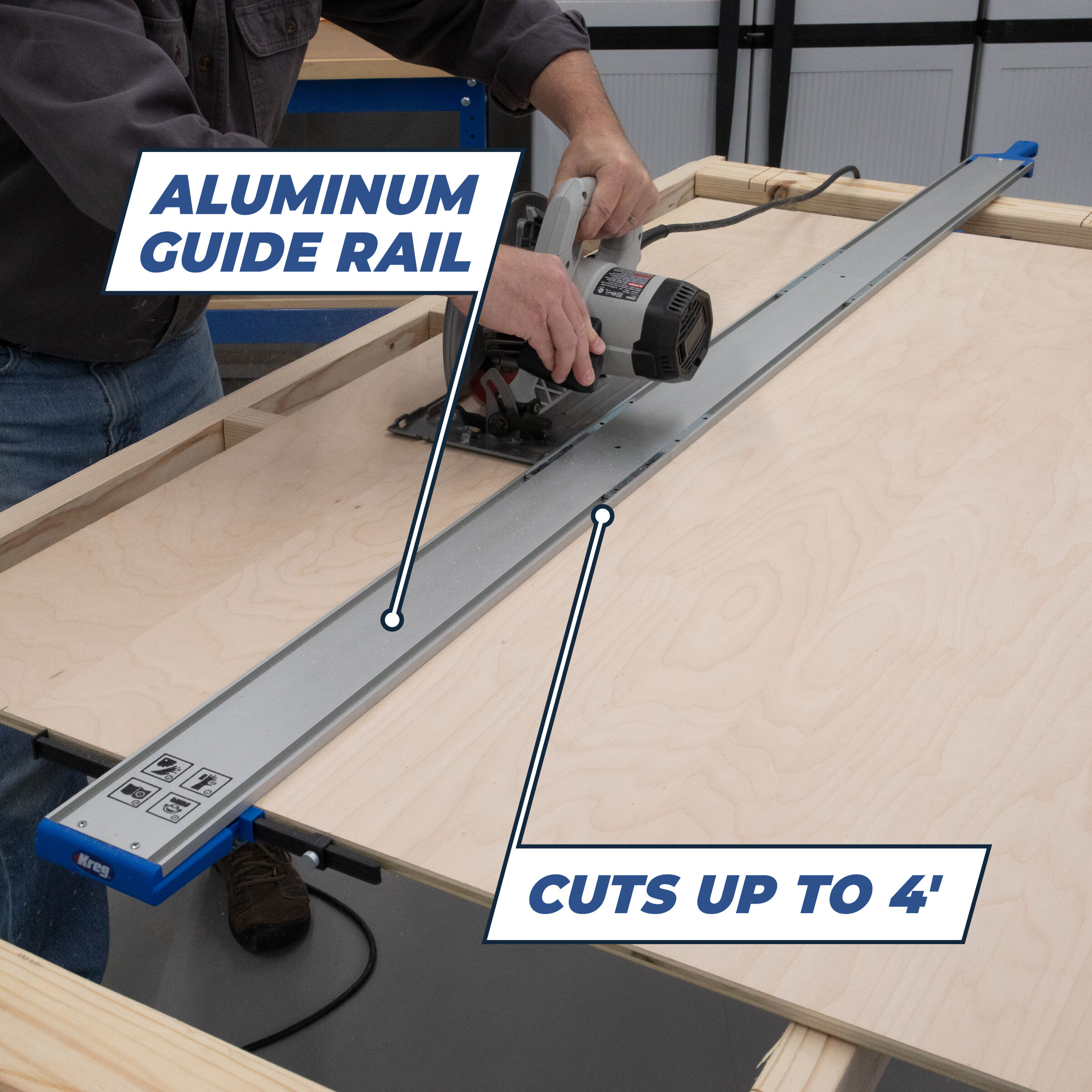 Saw cutting clearance guide