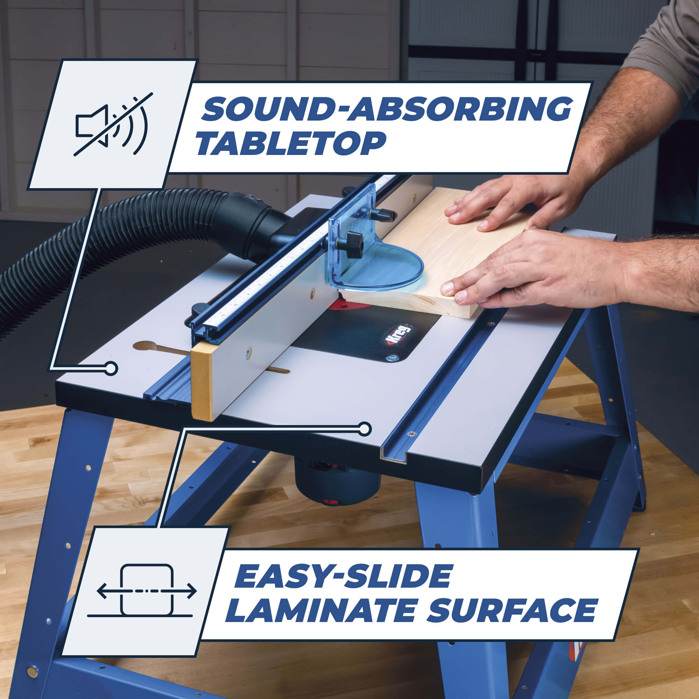 Table top store router table