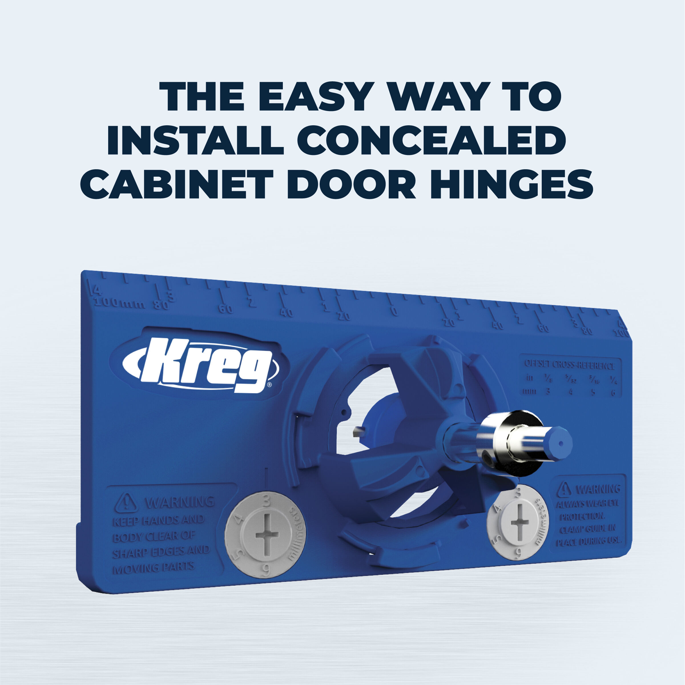 Kreg jig cabinet store door hinge