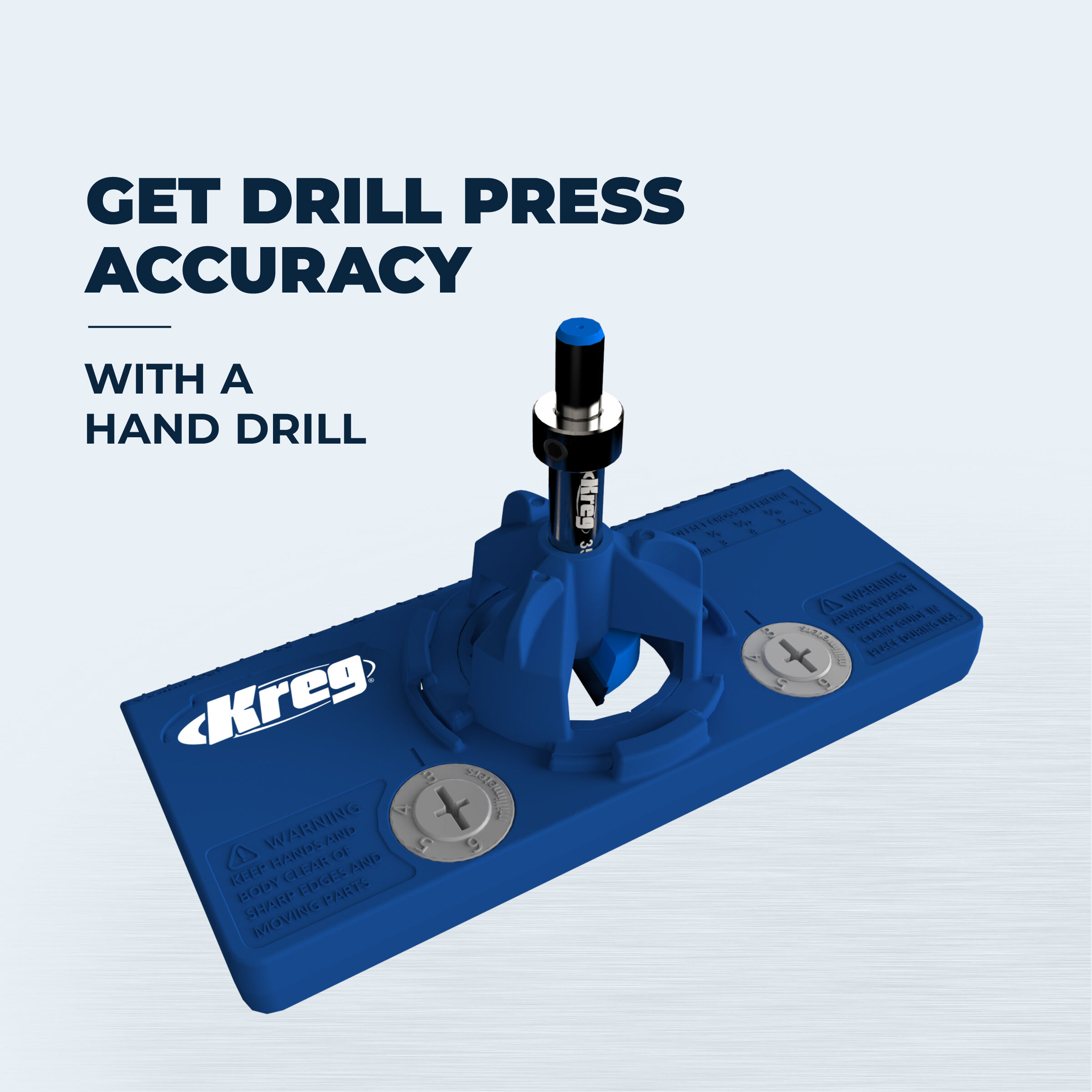 Kreg hinge shop drilling jig